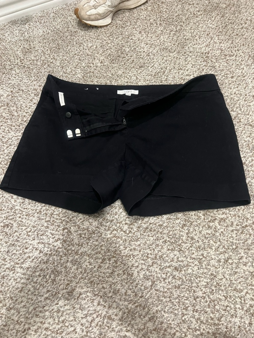 LOFT Black High Waist Women's Shorts
